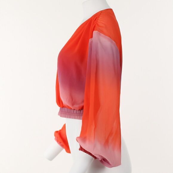 Guess Marina Faux-Wrap Crop Top - Picture 3 of 5